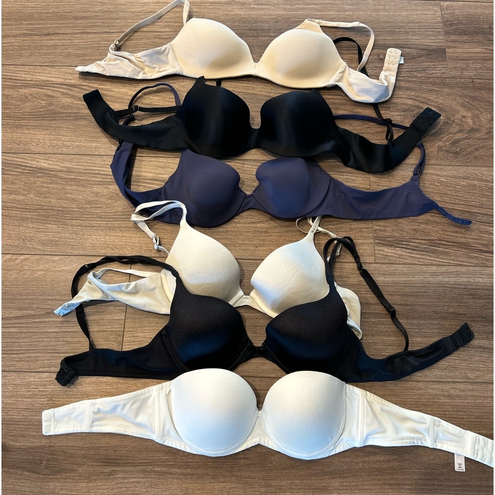 36A bra clean out !  Six bras in this package of bras